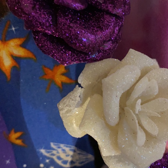 Custom By Me Halloween Witch Hat Wreath Cats Roses Brooms Autumn Leaves Spiders - Picture 12 of 15